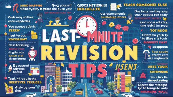 Last-Minute Revision Tips That Actually Work Well