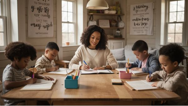 Homeschooling Multiple Kids Without Getting Overwhelmed