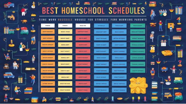 Best Homeschool Schedules for Working Moms and Dads